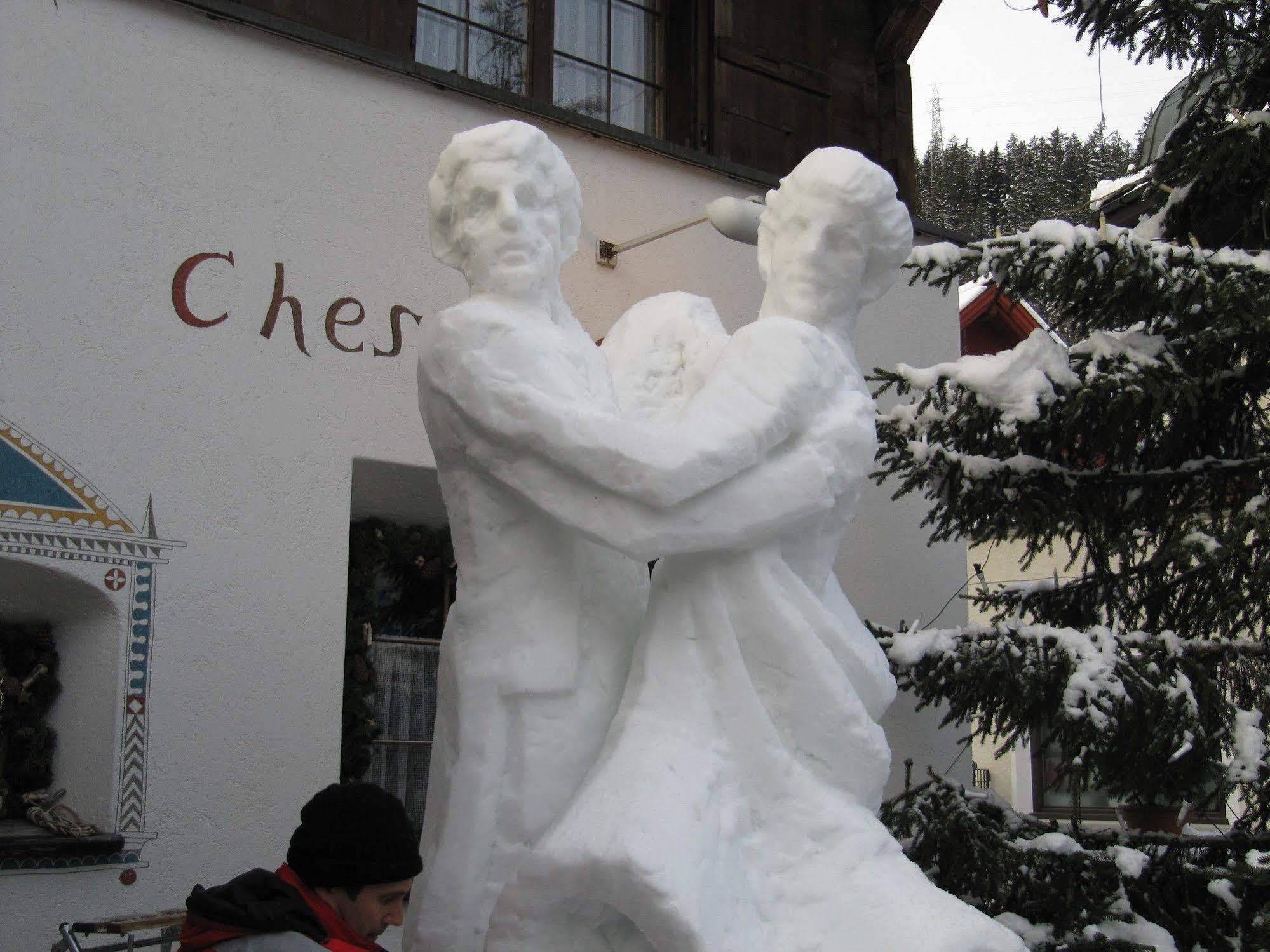 Hotel Chesa Grischuna Klosters Esterno foto